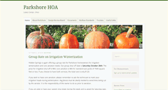 Desktop Screenshot of parkshorehoa.org